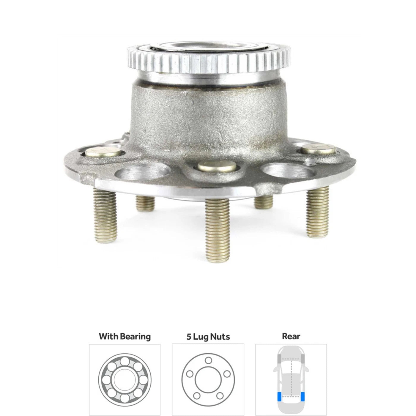 Wheel Hubs for Honda Odyssey (1999–2004) with Bearing and ABS Ring