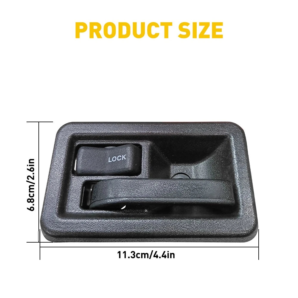 Set of 2 Interior Front Door Handles for Jeep Wrangler YJ TJ (1987–2006)