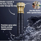 Drain Cleaning Bladder for 1.5" to 3" Drain Pipes (Unclogs Stubborn)