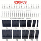620Pcs Wire Terminal Connector Kit for Electronics Projects