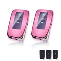 2-Pack Rose Gold TPU Remote Smart Key Fob Case for Lexus (2015–2024)