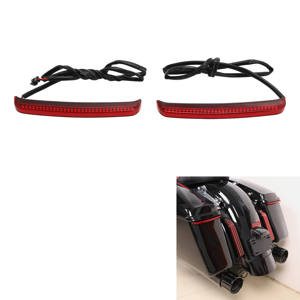 LED Saddlebag Light Run Brake Turn Signal for Harley Street Road Glide (2014–2024)