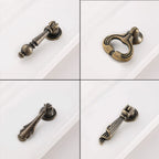 Set of 10 Antique Zinc Alloy Pull Handle Knobs for Door Cupboard Drawer