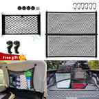 Elastic Cargo Mesh Organizer Net Kit for Pickup Trucks Trailers (4' x 4')