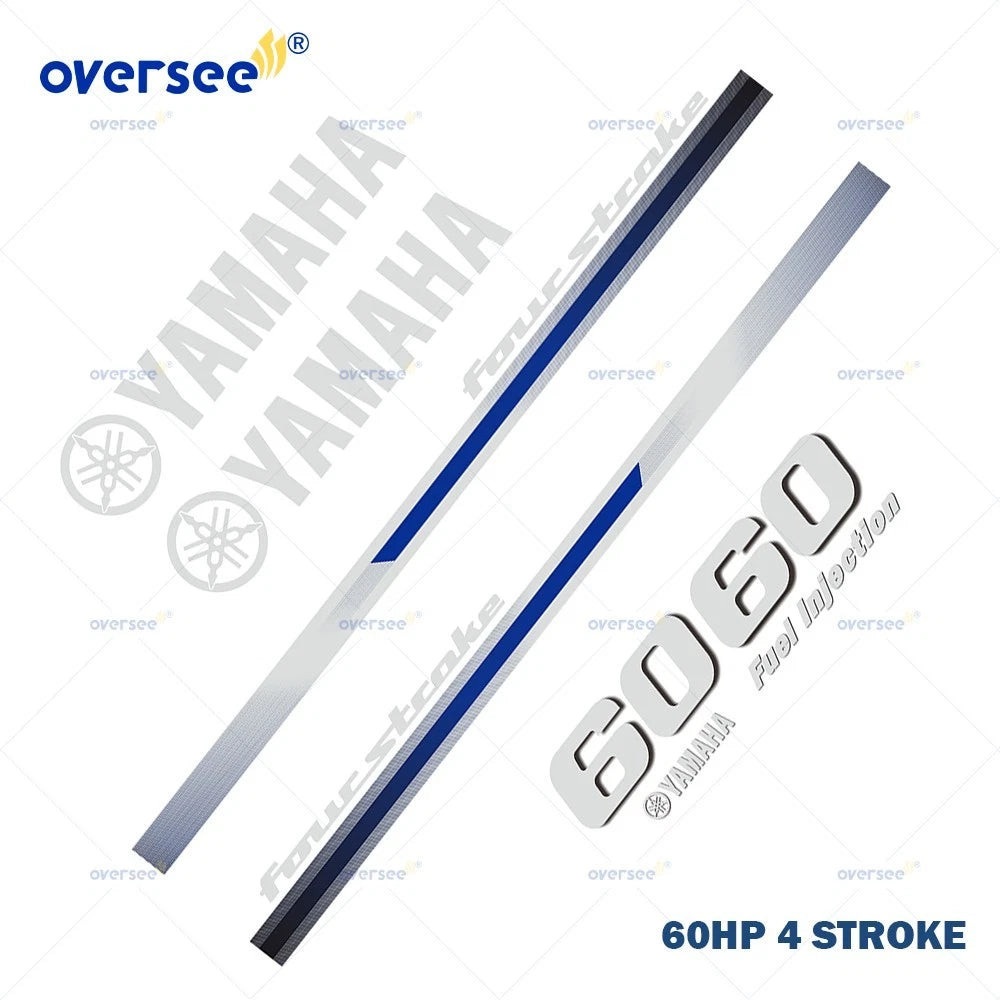 Sticker Kit for Yamaha 4T 60HP 4 Stroke Outboard (Anti-UV)