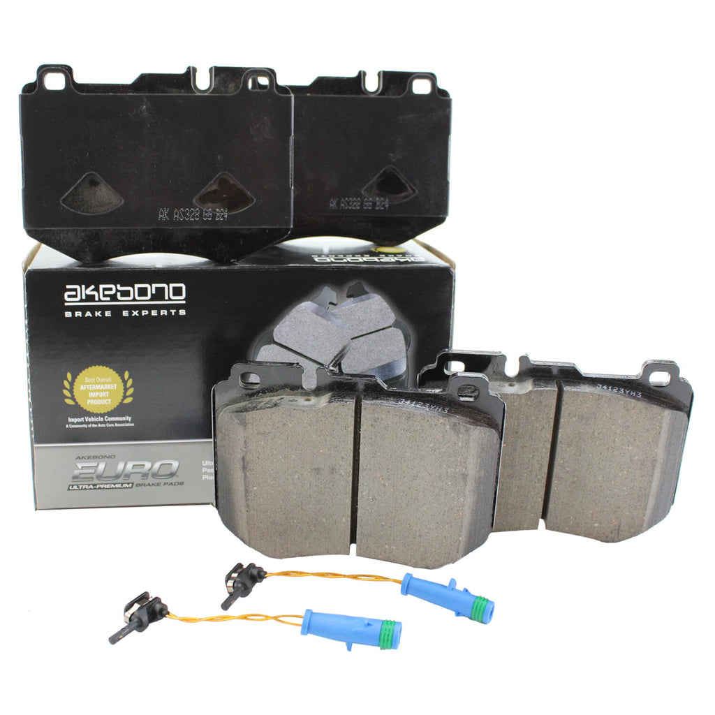 Set of 4 Akebono Front Ceramic Brake Pads for MB W205 C205 S205 W213 X253