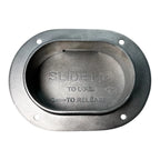 Spring Hinged Oval Chain/Rope Deck Pipe for WhiteCap 6008H (Cut Out 4 1/8 x 2 3/4)