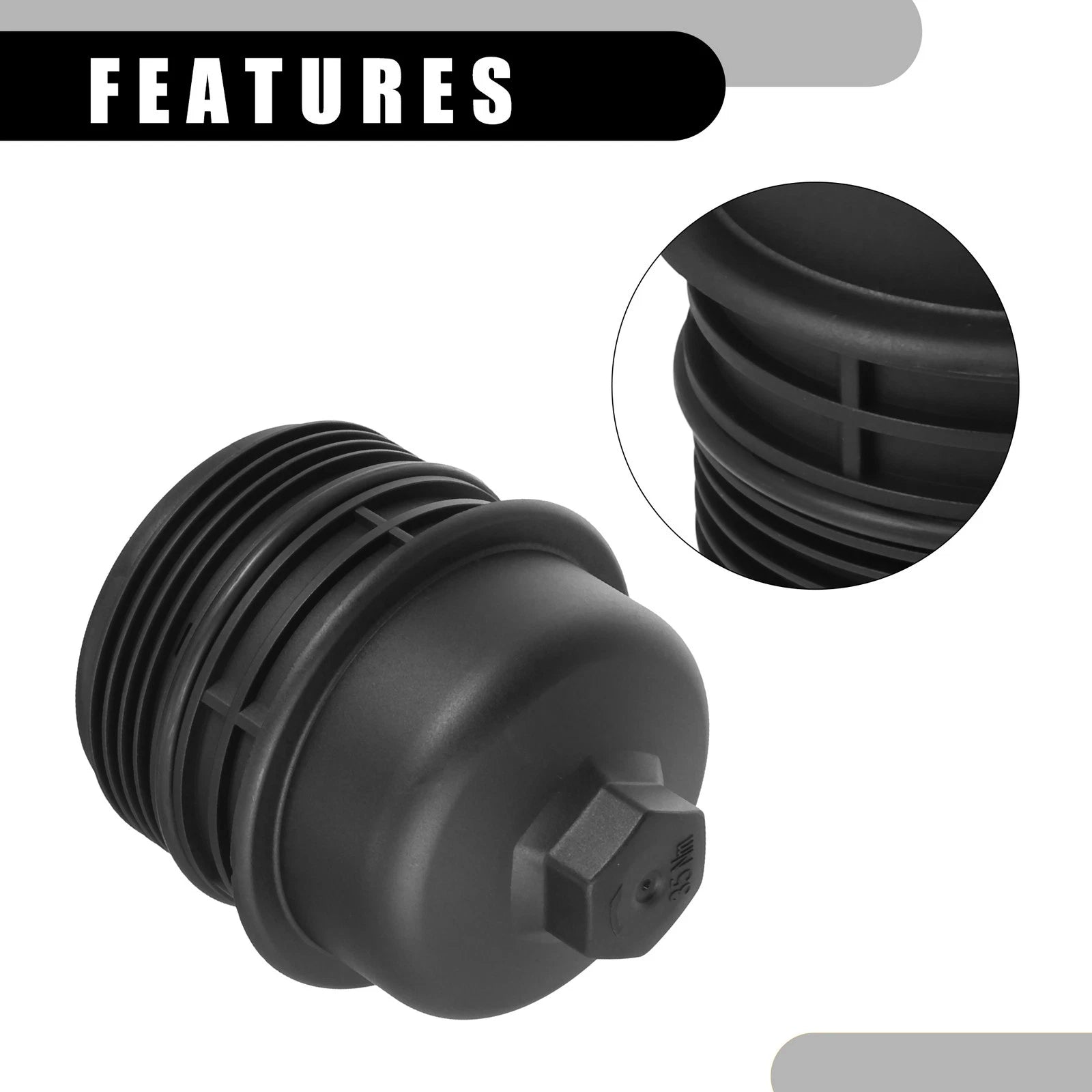 Oil Engine Filter Housing Cap Cover No. 26350-3C701 for Hyundai Palisade (2020–2023)