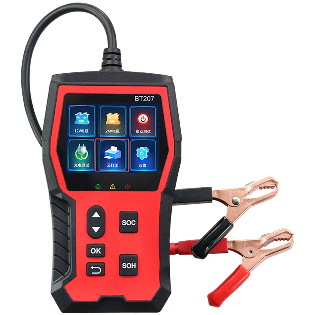12V 24V Car Battery Tester with LCD Screen for Acid Battery Analysis
