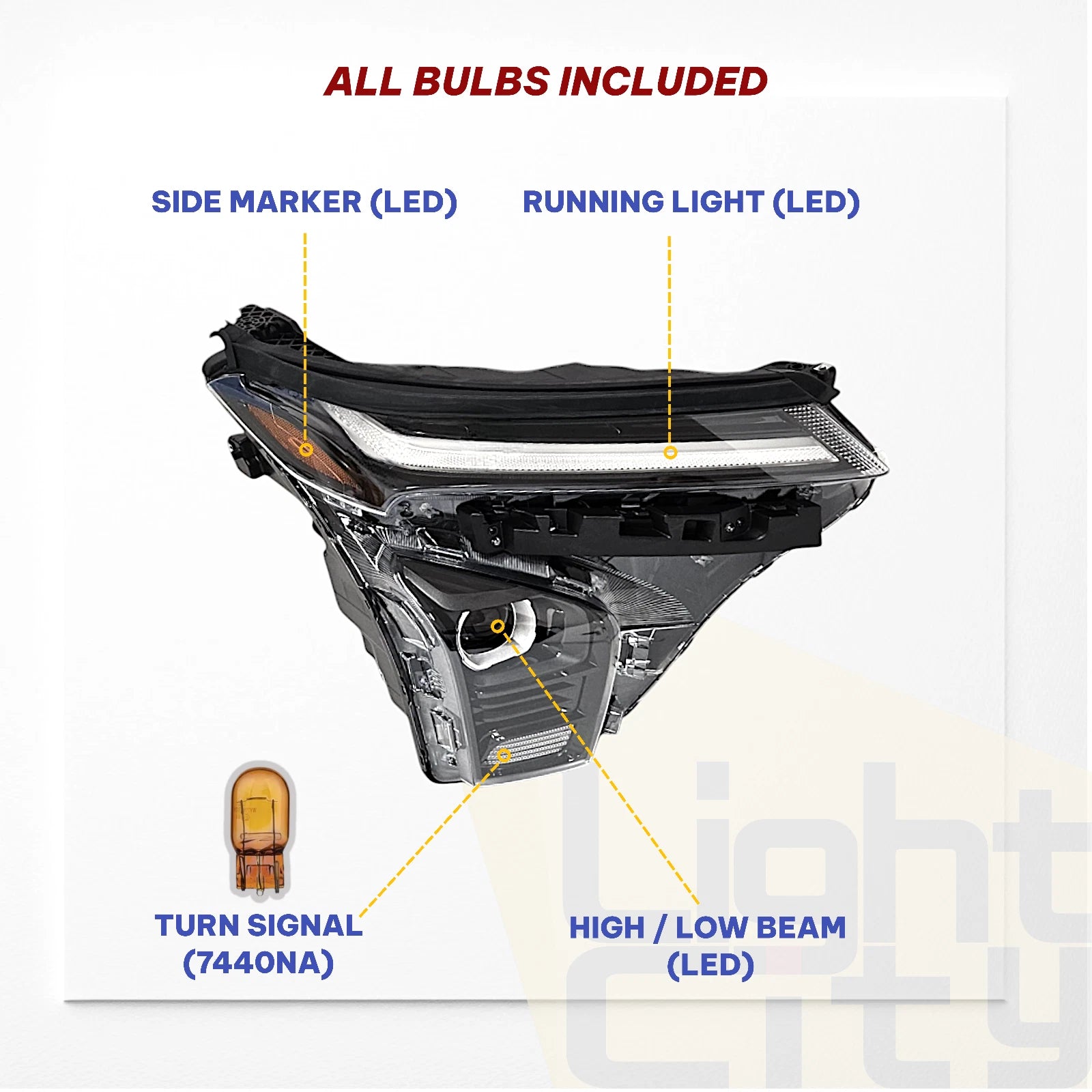 Full LED Headlight Assembly RH for Chevrolet Trax LT/2RS/Activ (2024–2026)