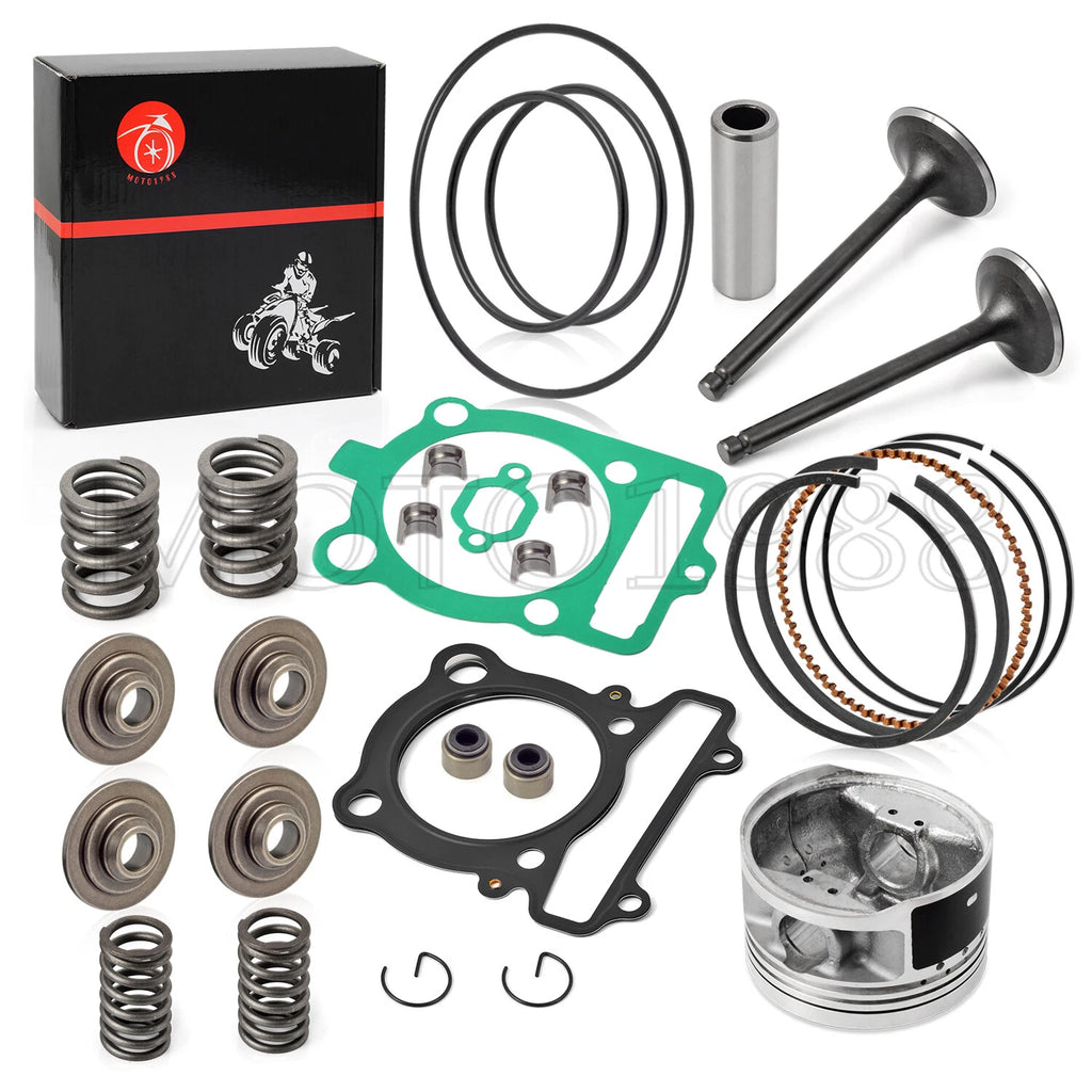 Top End Piston Kit & Valve Gasket for Yamaha Raptor Warrior 350 (2003–2006)