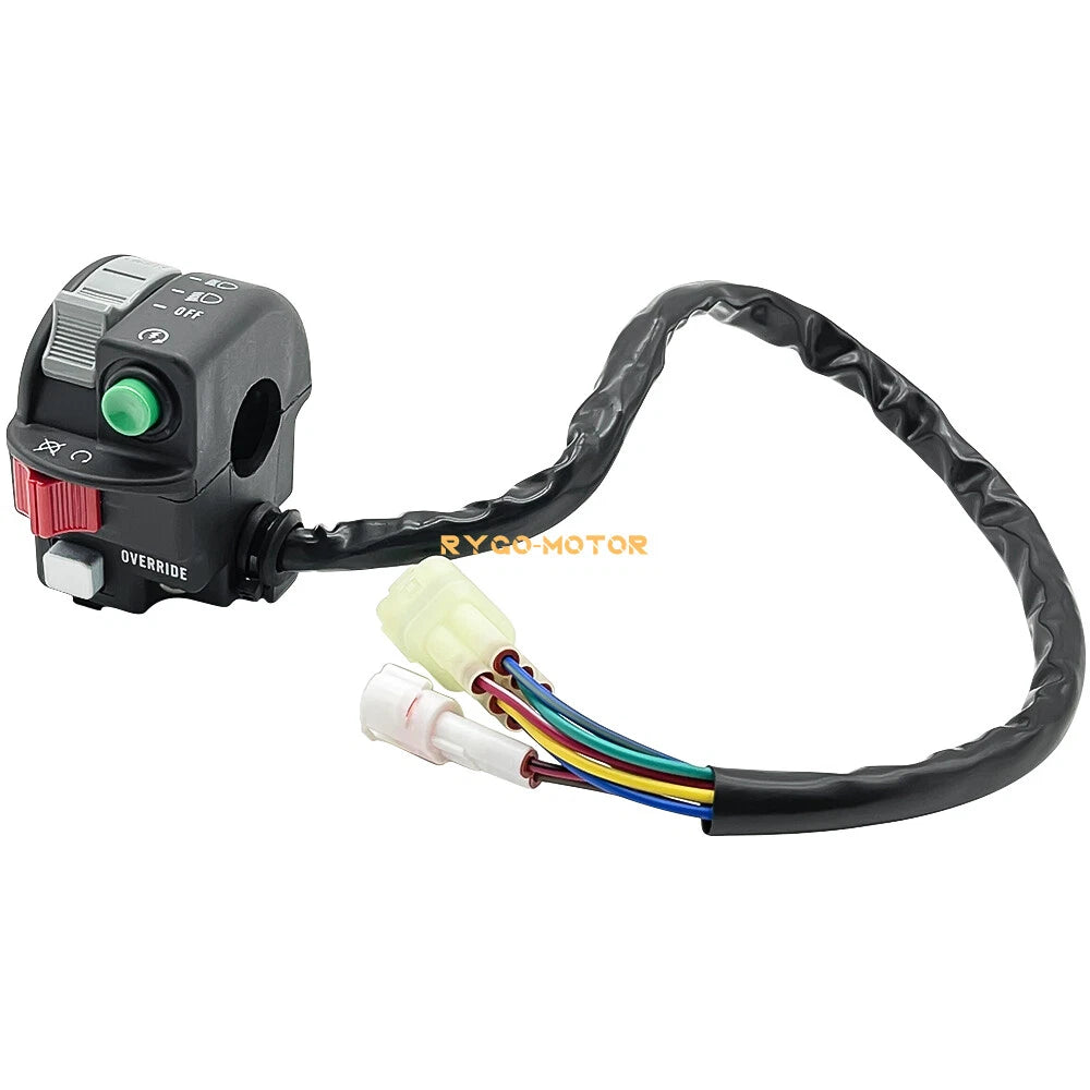 Left Handlebar Switch Start Stop Light Override for Yamaha Grizzly 700 (2007–2023)