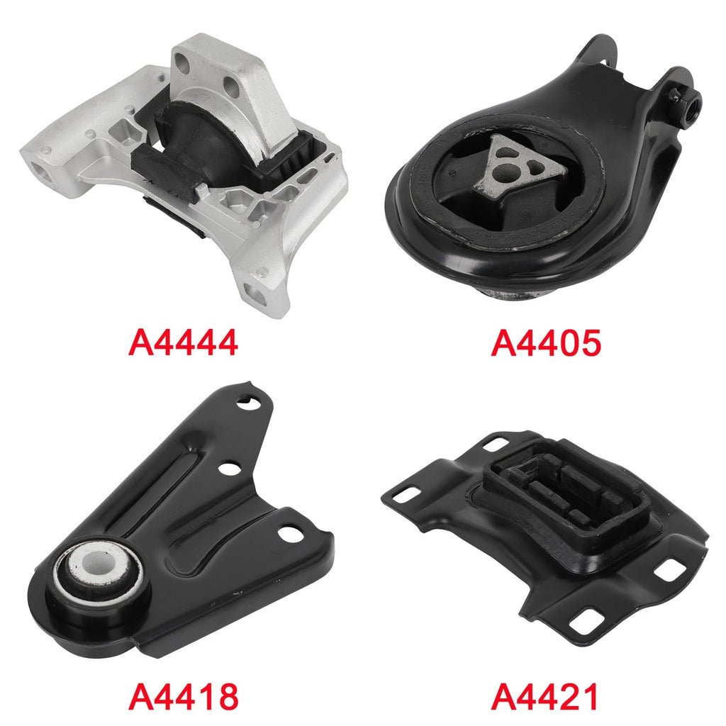 Set of 4 Engine Motor Mounts for Mazda 3 (2010–2013) 2.5L L4