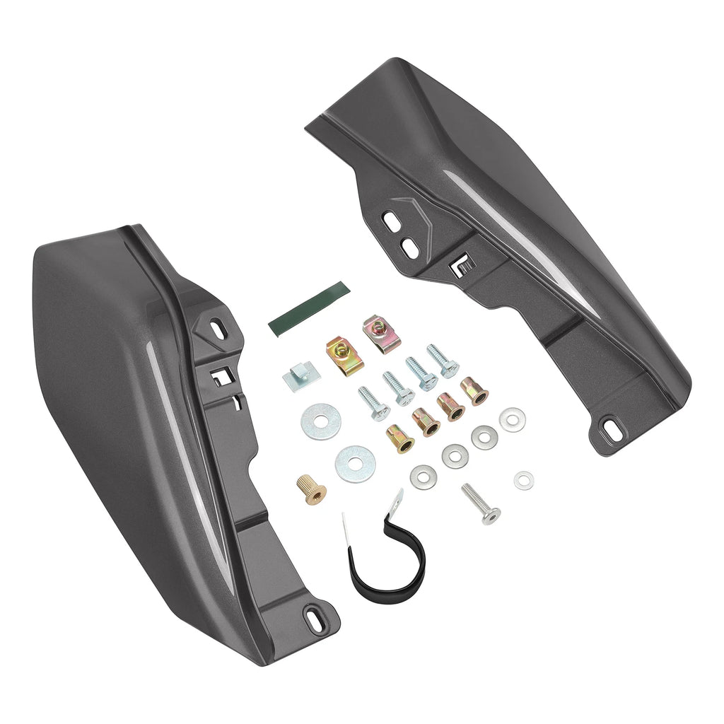 Mid Frame Air Deflectors for Harley Street Glide (2009–2024) Charcoal Denim