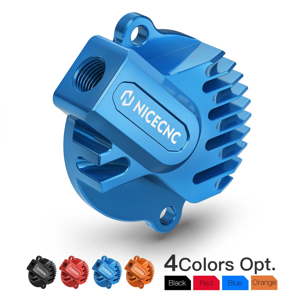 Anodized Engine Oil Filter Cap Cover for KTM 690 SMC R/RA (2012–2023)