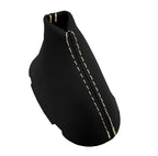 Leather Automatic Shift Boot Cover for BMW E46 (1999–2004) Beige Stitch