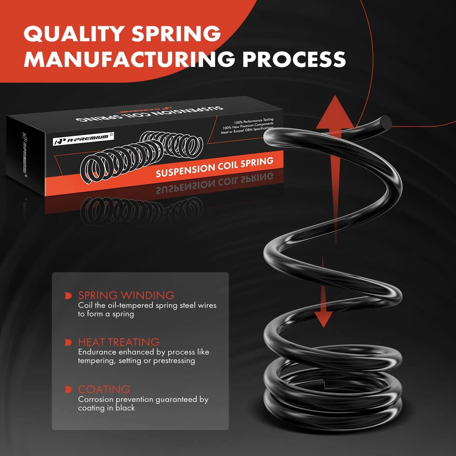 2x Rear Coil Springs for Nissan Altima (2002–2006) Maxima (2004–2008)