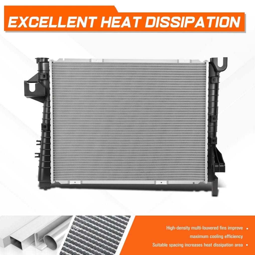 Aluminum Core OE Radiator for Dodge Ram 1500/2500 (2002–2008) DPI-2480