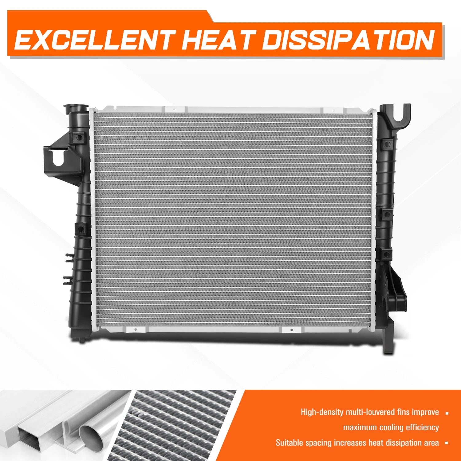 Aluminum Core OE Radiator for Dodge Ram 1500/2500 (2002–2008) DPI-2480