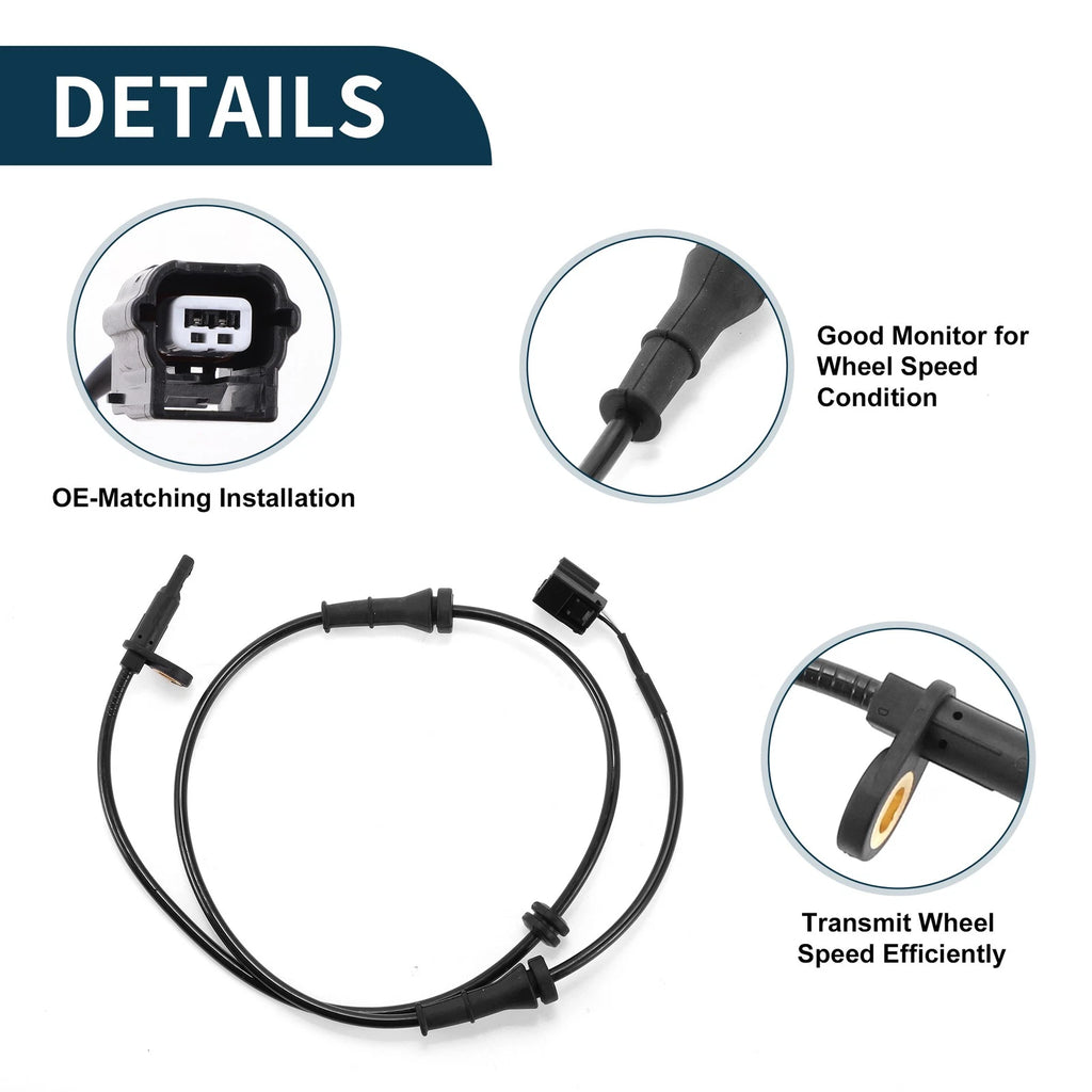 ABS Wheel Speed Sensor No. 47910-1JA0B for Nissan Quest (2011–2017)