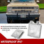 2X Chrome Front Turn Signal Corner Marker Lights for Chevy GMC Pickup