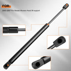 2 Front Hood Lift Supports for Nissan Murano (2003-2007)