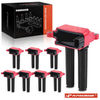 8x Red Ignition Coil for Ram 1500 2500 (2011–2024) Jeep Grand Cherokee (2006–2024)