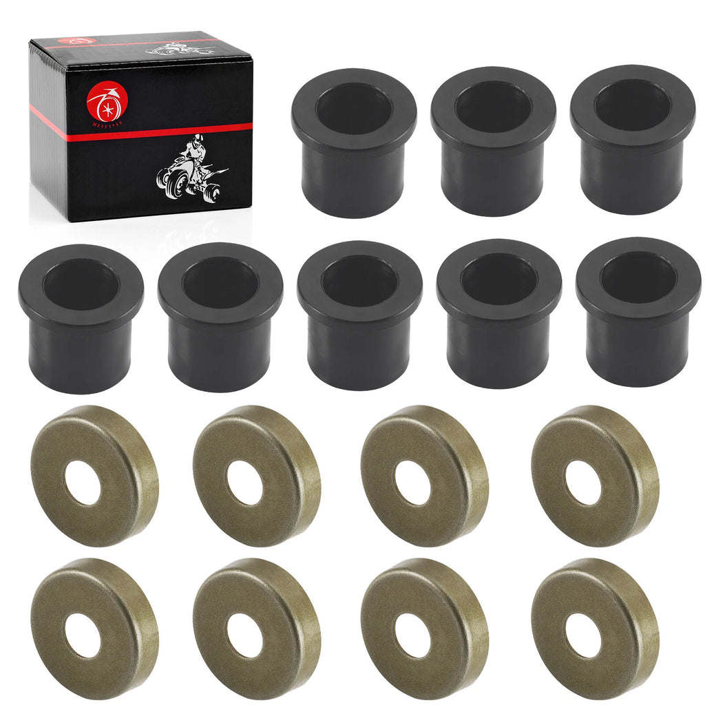 8x Front Control A-Arm Bushing + Cap for Polaris RZR 170 (2009–2021)