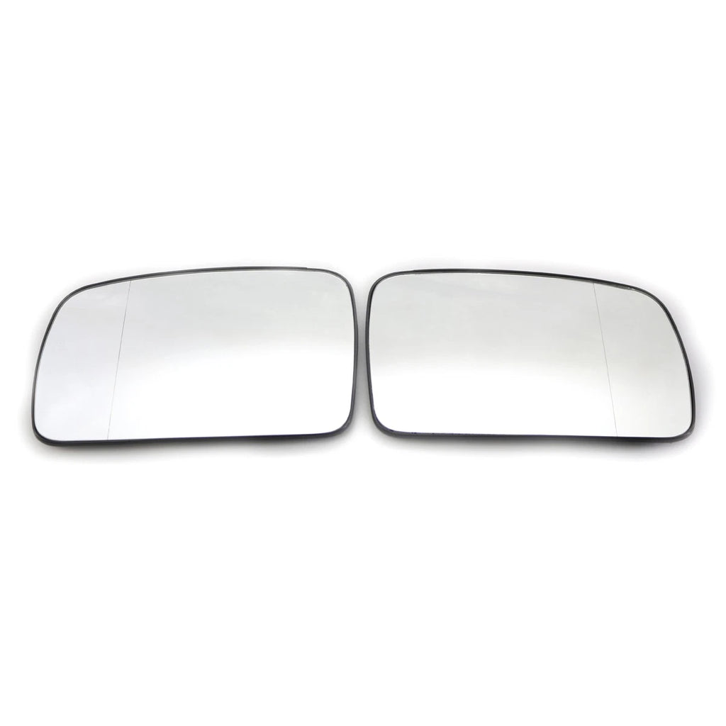 Pair Chrome Side Wing Mirror Glass for Land Rover Discovery III (2004–2009)