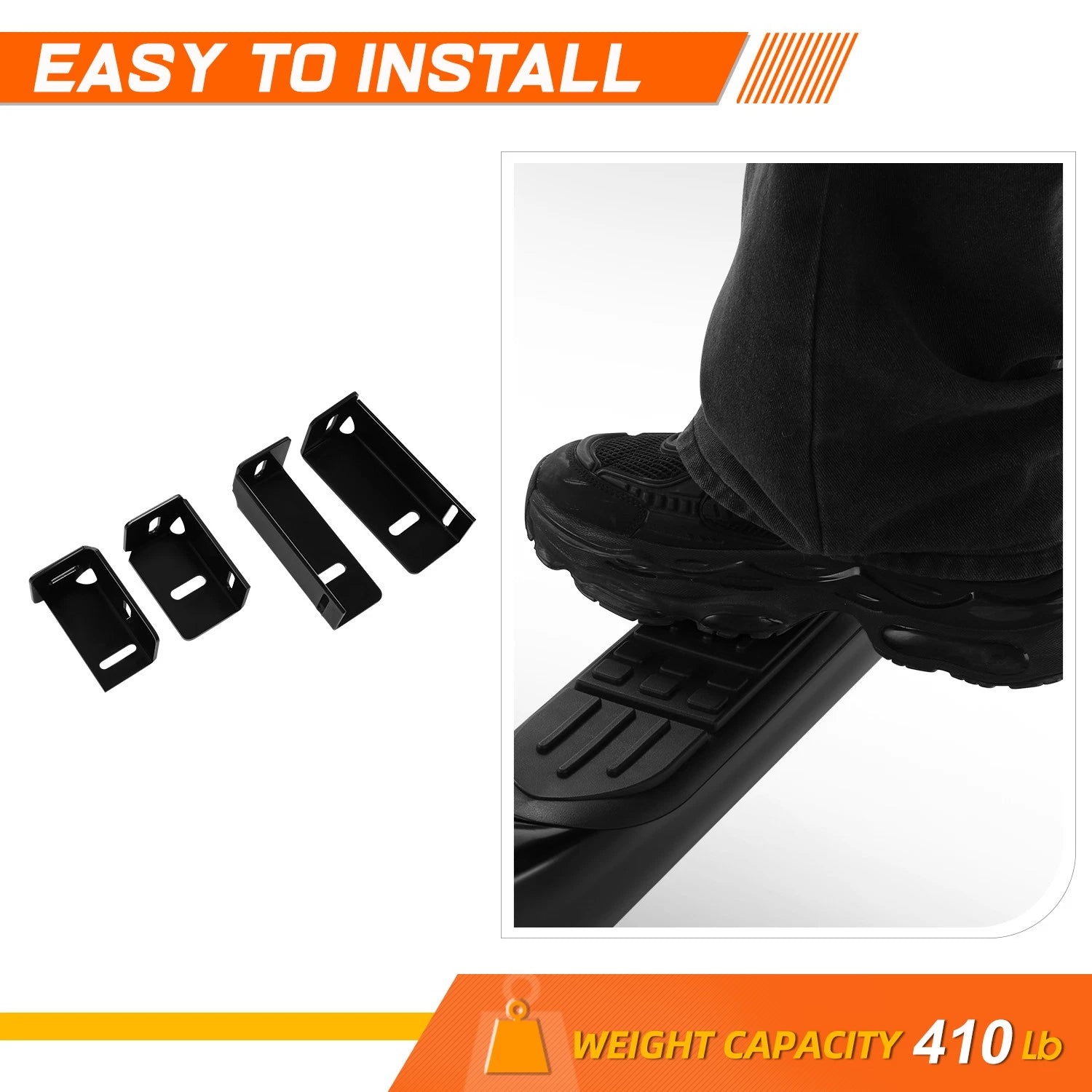 4" Side Step Nerf Bar Running Board for Silverado/Sierra (1999–2011)