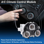 A/C Climate Heater Control Panel Plate for Nissan Versa (2012–2013) No. 27510lHM5A
