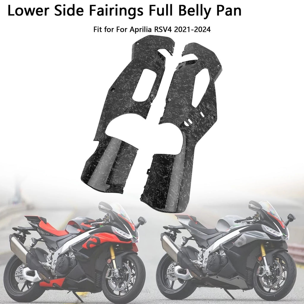 Lower Side Fairings Belly Pan Plate Cover for Aprilia RSV4 (2021–2024)