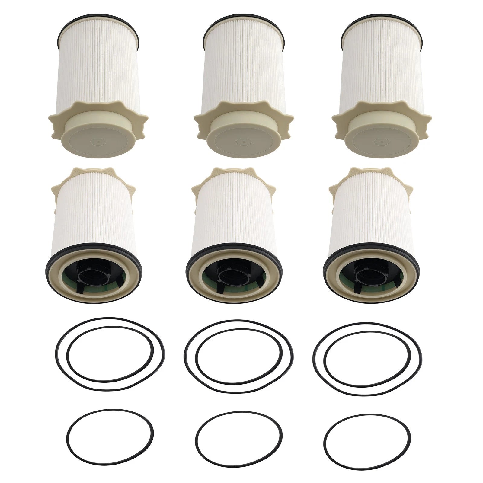 6PCS Fuel Filter for Dodge Ram 2500 3500 6.7L Cummins Diesel (2011–2017) 68157291AA