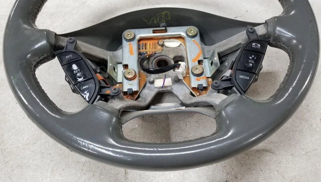 Steering Wheel with Switches for Lincoln LS (2003–2006) 3W4A-3F5 Medium Ash Gray