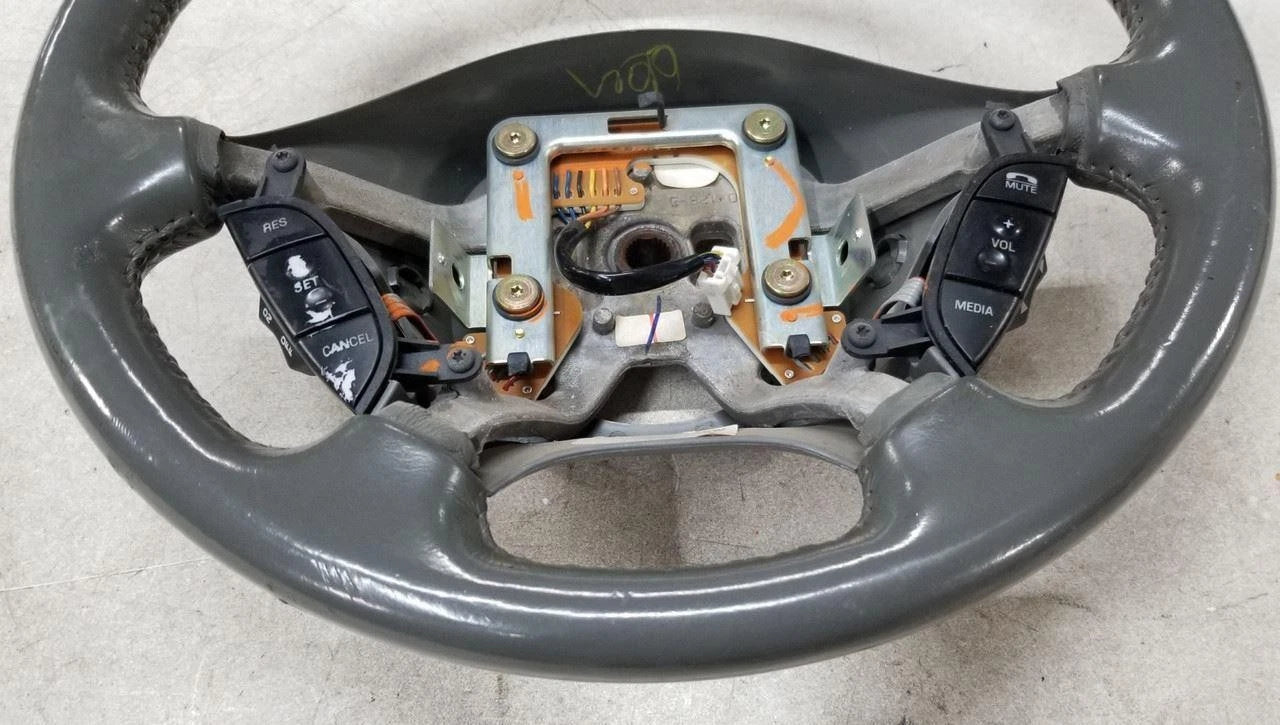 Steering Wheel with Switches for Lincoln LS (2003–2006) 3W4A-3F5 Medium Ash Gray