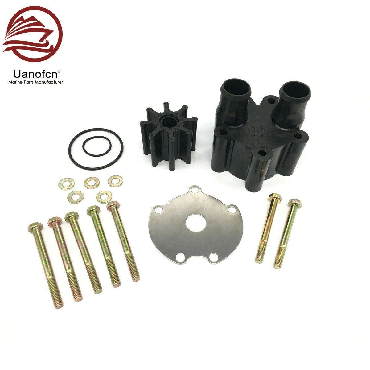 Raw Water Pump Impeller Kit for Mercury Mercruiser Bravo (46-807151A14, 18-3150)