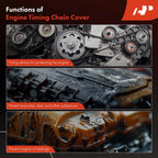 Engine Timing Cover for Chevrolet Silverado 2500 HD (2007-2014)