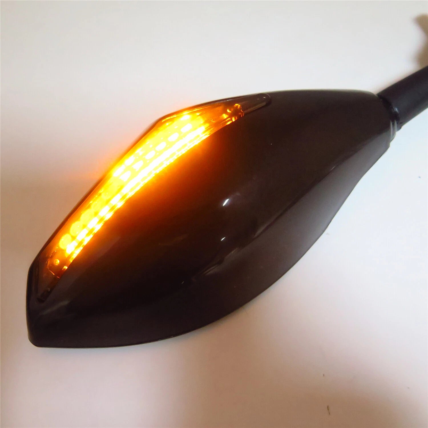 Black Smoke LED Turn Signal Mirror for Suzuki GSXR600/700, Honda CBR600/900