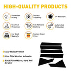 Set of 6 Glossy Black Pillar Posts for Chevy Impala (2014–2020)