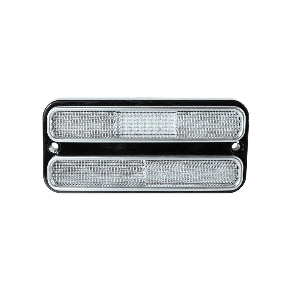 Side Marker Lights Set Clear Lens Red Amber LED for 1968–1972 Chevy Truck