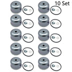 Set of 10 Carburetor Float Bowl Repair Kits for B & Stratton (495933, 494378, 693614)