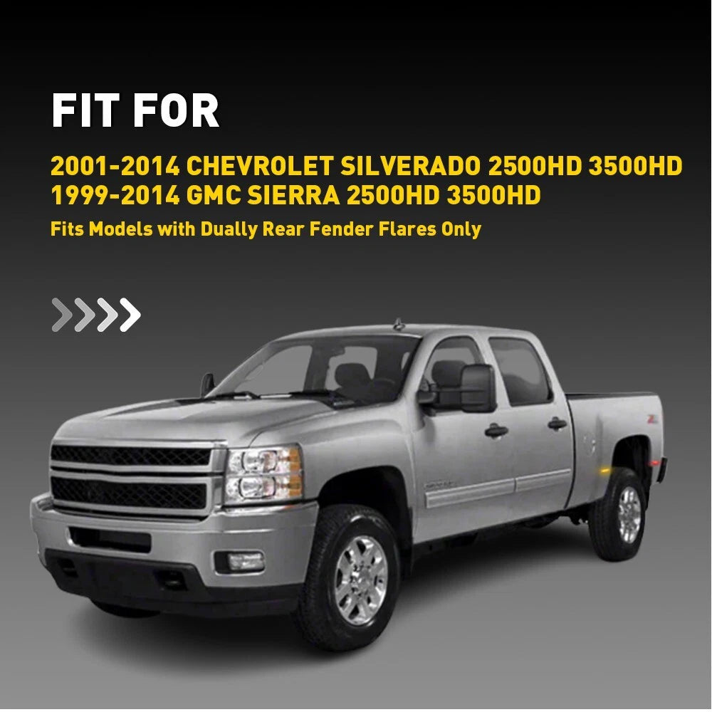 Side Marker Light for Silverado 2500HD Sierra 3500HD (2007-2019)