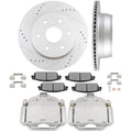 Set of 8 Rear Brake Calipers, Rotors & Pads for Cadillac Escalade (2007–2014)