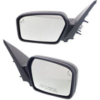 Set of 2 Power Heated Mirrors for Ford Fusion (2010–2012) Black