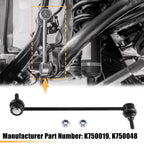 2pcs Front Sway Bar Links K750019 K750048 for Ford Taurus, Mercury Sable (1986–1999)