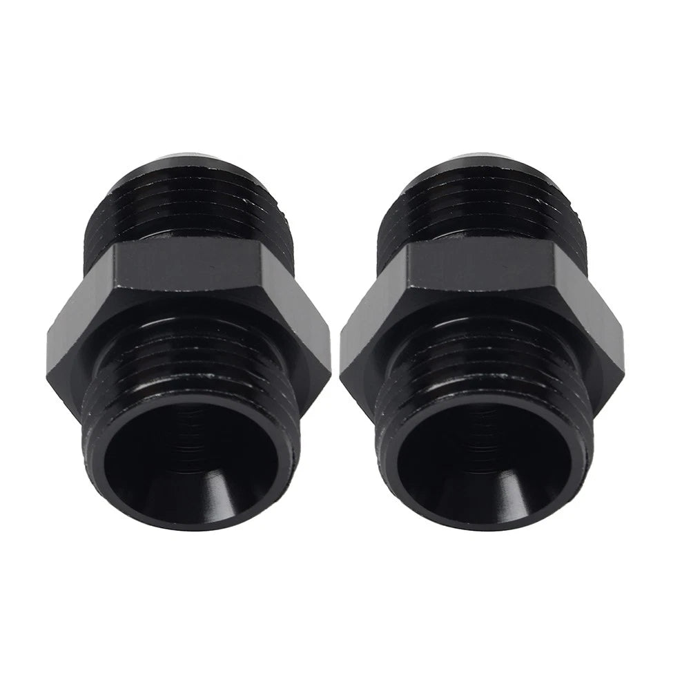 2Pcs AN8 Flare to 8AN ORB Male Fitting Adapter for Universal
