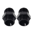 2Pcs AN8 Flare to 8AN ORB Male Fitting Adapter for Universal