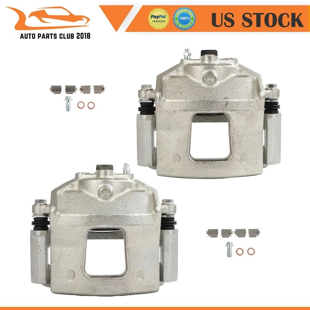 Front Pair Brake Calipers for Buick Rendezvous (2002–2007) w/ Bracket