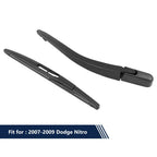 Rear Windshield Wiper Blade Arm Set 10 Inch for Dodge Nitro (2007-2009)