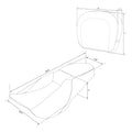 Driver Passenger Seat with Backrest Pad for Harley Electra Road Glide (2009–2023)